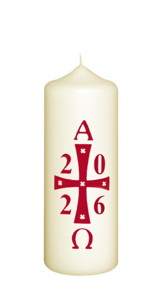 Ostertischkerze 140/50 mm, Dek. 378